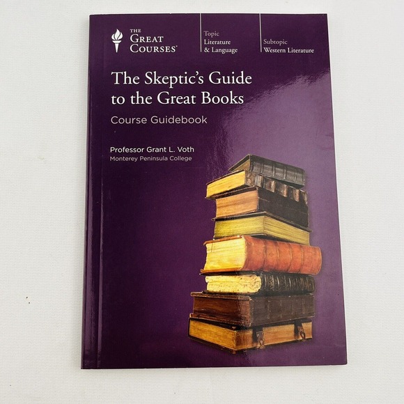 Great Courses The Skeptic's Guide To The Great Books 6 CD Set & Course Guidebook - Picture 2 of 3